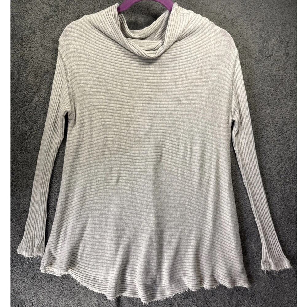 WE THE FREE FREE PEOPLE Lagenlook Turtle Neck Relaxed Long Sleeve Tunic SM